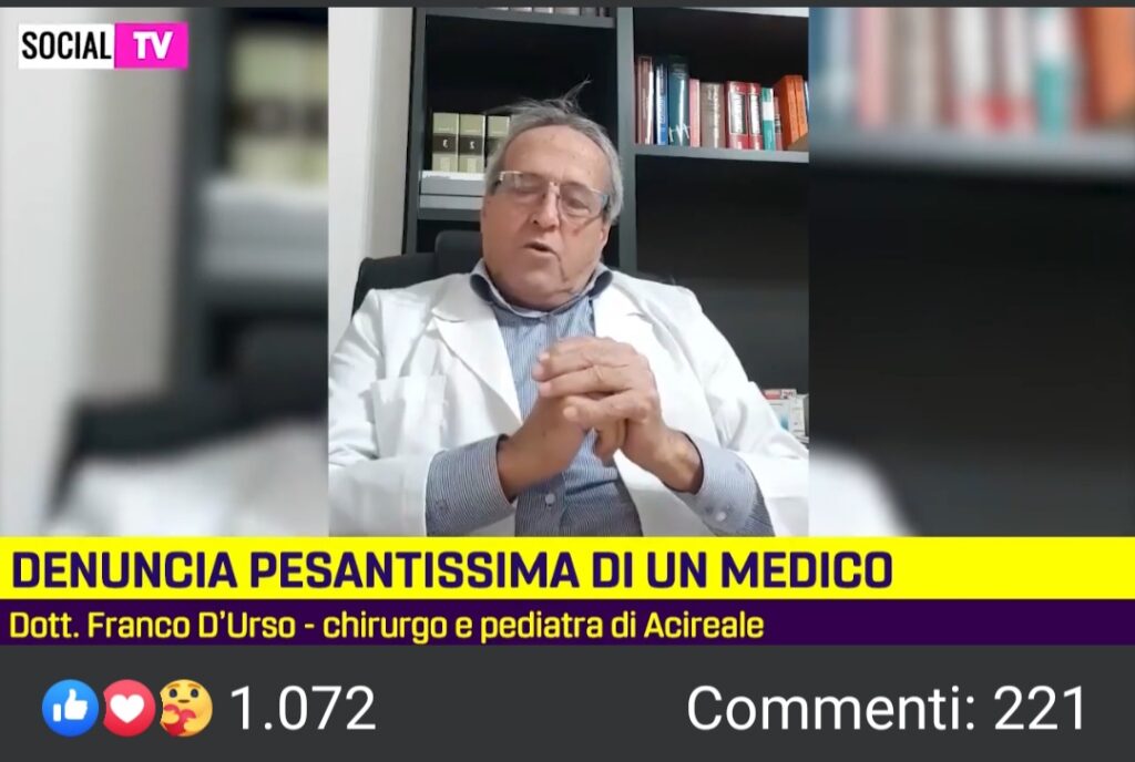 Tamponi fasulli – Virus non isolato denuncia il Dott. Franco D’Urso (video)